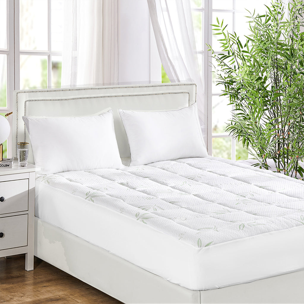 Dreamz Bamboo Pillowtop Mattress Topper Double-1954802864492777479