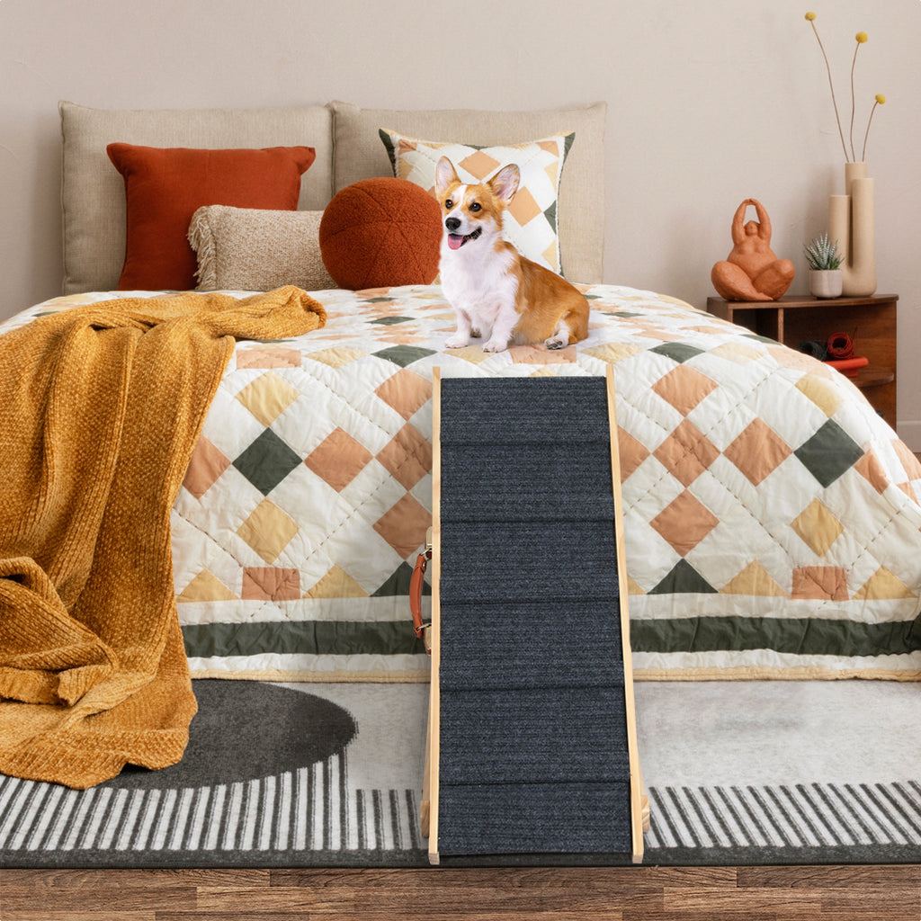 PaWz 5 Wood Adjustable Height Pet Ramp-1954802564306440199