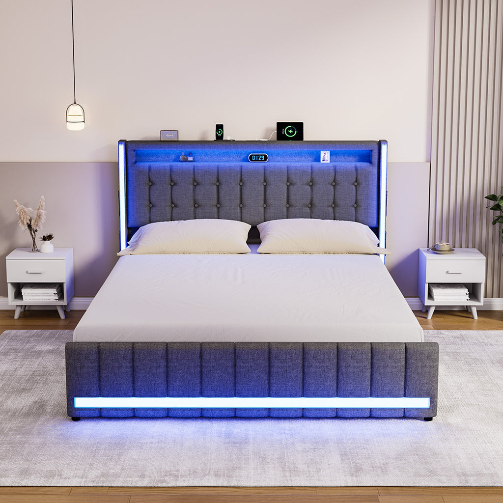 Levede Queen Bed Frame-1954802406902599687
