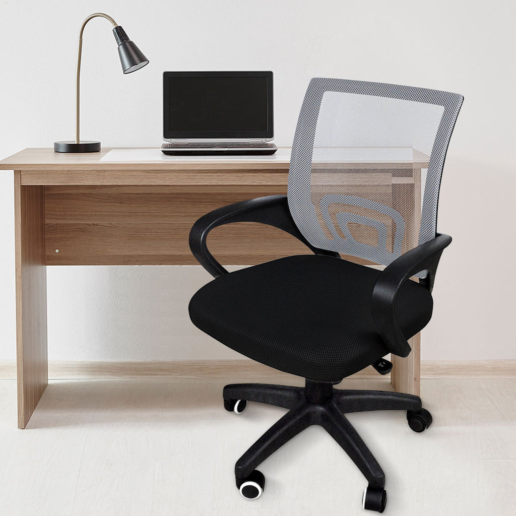 2x Levede Office Chair Gaming Computer Grey-1954802691905556487