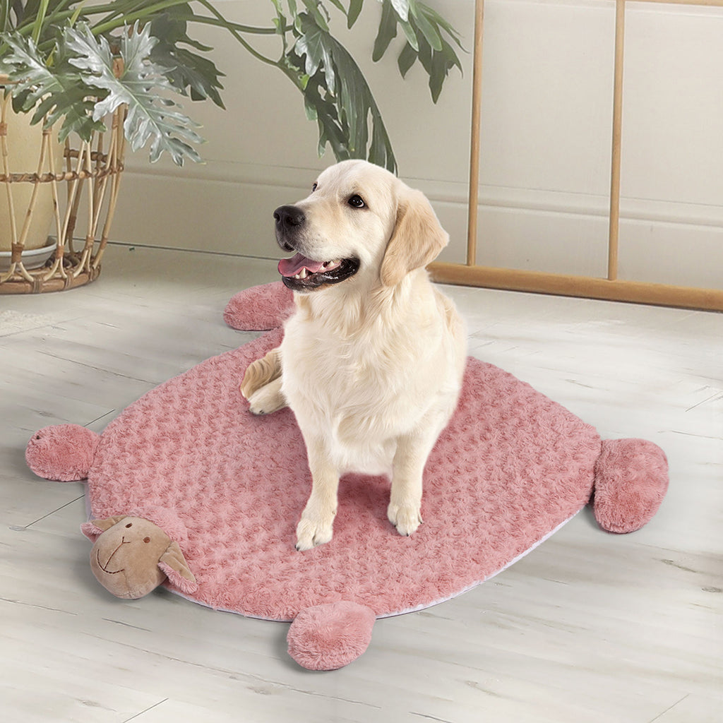 PaWz Pet Bed Cat Calming Beds Dog Squeaky L Pink Large-1954802524913537031