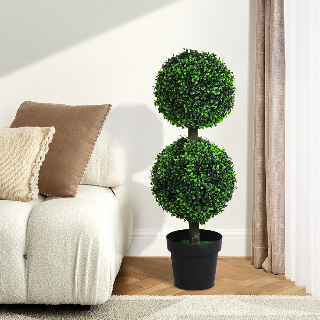 Lambu Artificial Double Ball Boxwood Trees-1954802441513996295
