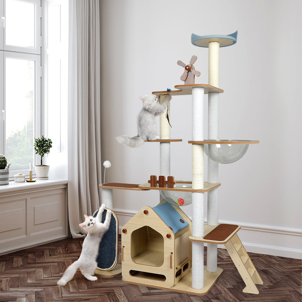 PaWz Cat Tree Scratching Post Scratcher-1954802560145690631