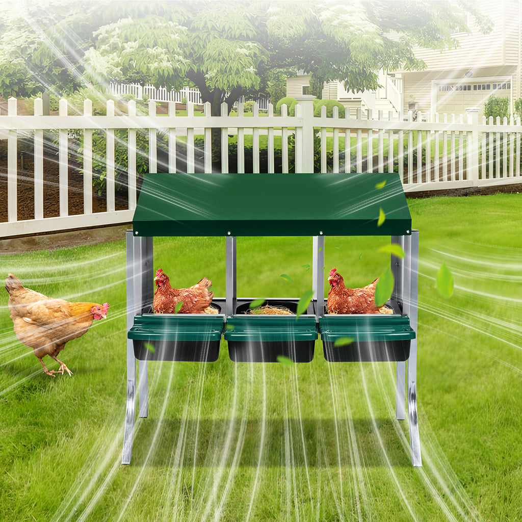 Pawz Chicken Hen Coop Hutch-1954802447176306695