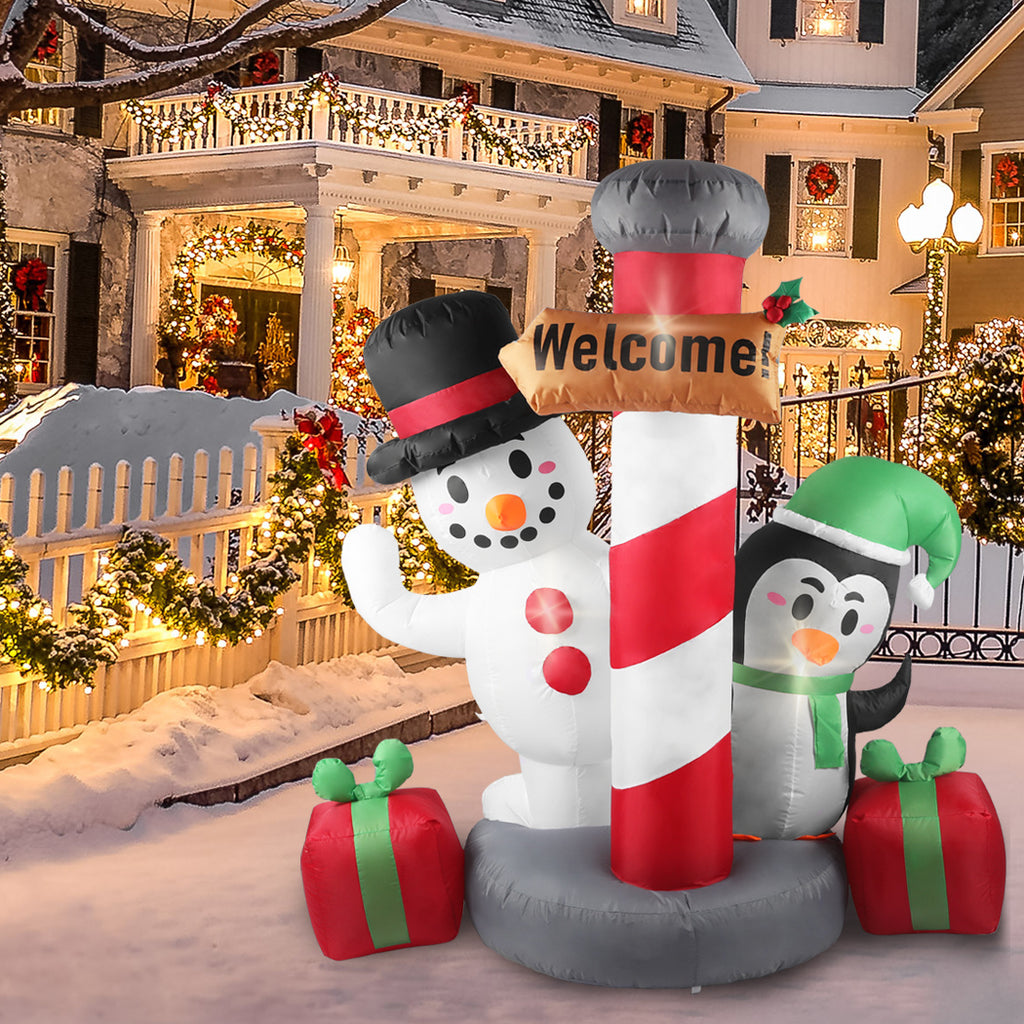 Santaco Inflatable Christmas Decor Pole-1963748914226139143