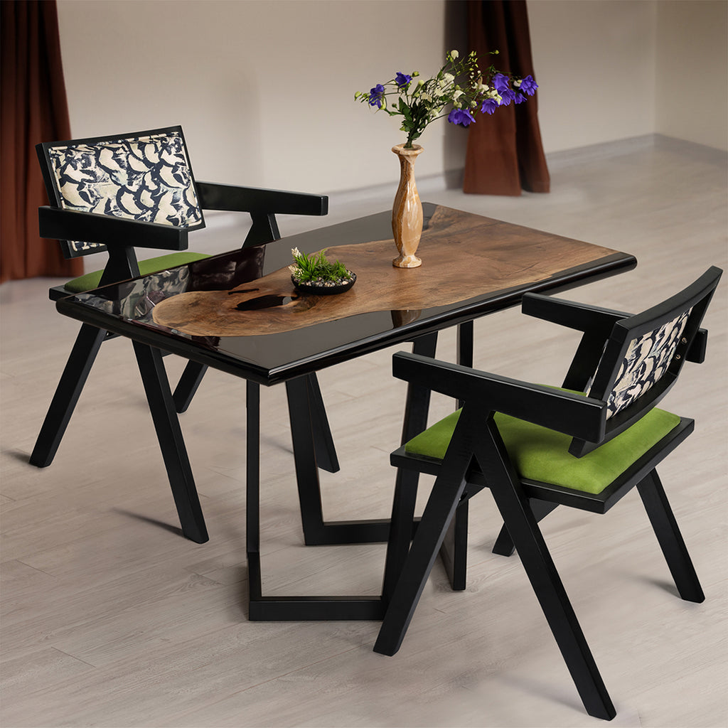 Levede 1X Dining Chair Retro Backrest Chair-1954802450913431559