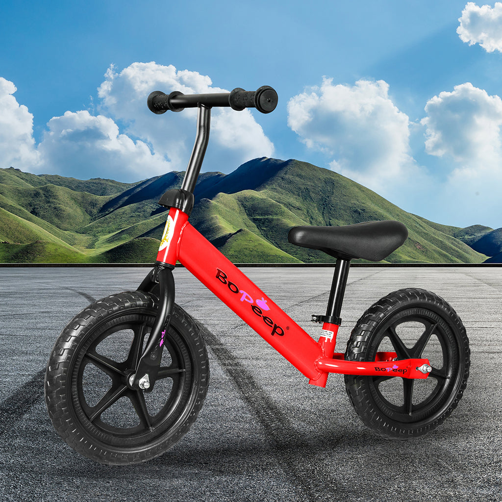 BoPeep Kids Balance Bike Ride On Toys Red-1954802781579776007