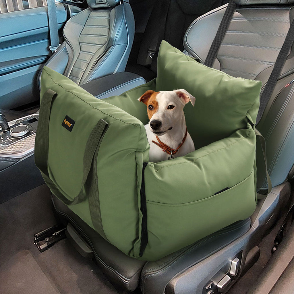 PaWz Dog Car Seat Booster Belt Green-1954802576209874951