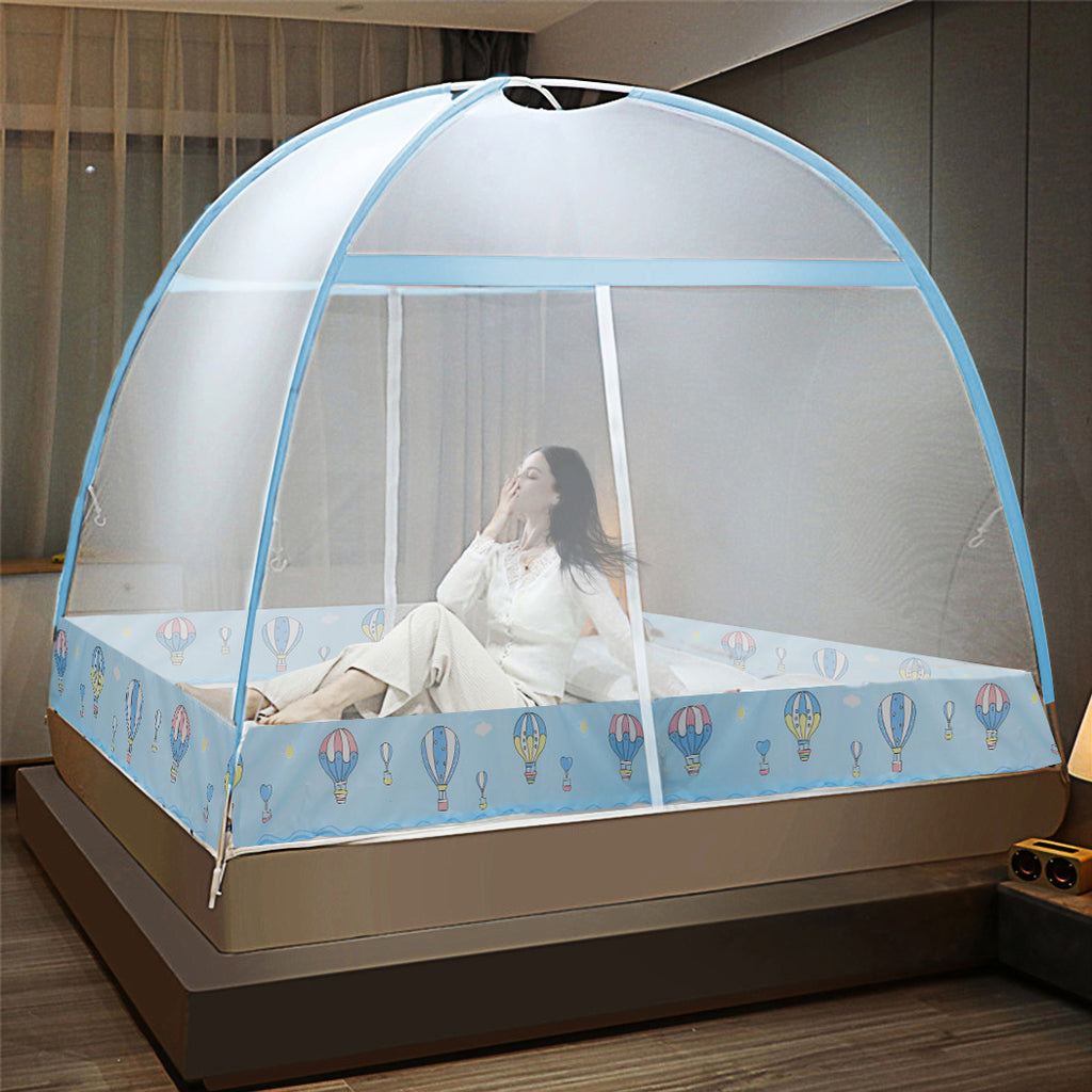 Dreamz Mosquito Bed Nets Foldable Canopy King-1954802840170008583