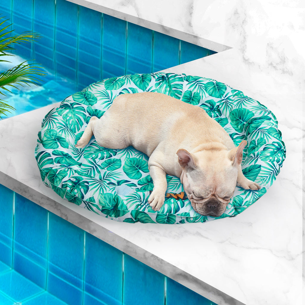 PaWz Pet Cool Gel Mat Cat Bed Dog Bolster L Large-1954802534946312199