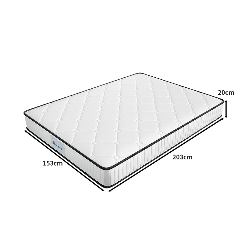 Dreamz Spring Mattress Bed Pocket Tight Queen-1954802849019990018