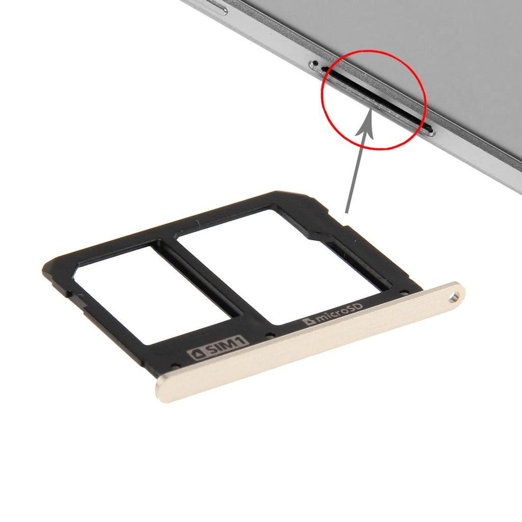 Gold Sim And Micro Sd Card Trays For Galaxy A9 2016 / A9000-1915198388937297920