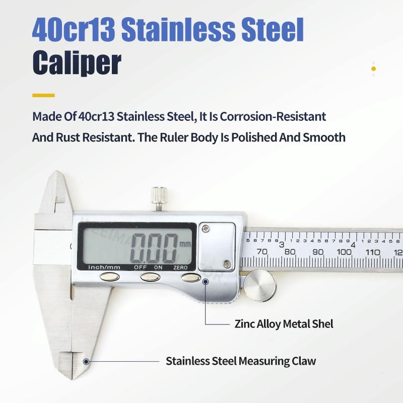 Digital Vernier Caliper - 0-150Mm Lcd Display-1915198110578118660