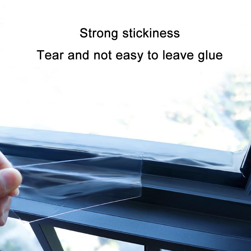 15M Long Window Frame Gap Tape - 5Cm Wide Plastic Steel-1915197955984461826
