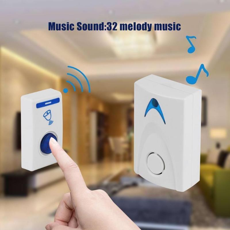 Long-Distance Wireless Doorbell With Remote Control-1915197812233080839