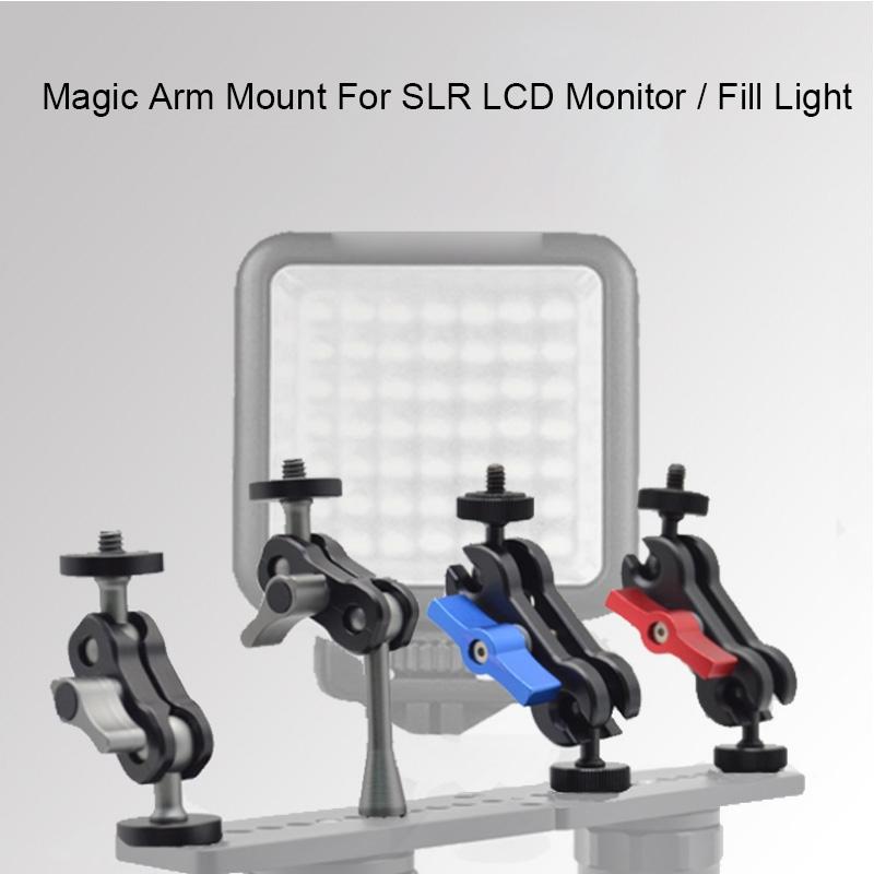 Yj Magic Arm Bracket Mount With 1 / 4 Inch Ball Head - Black-1915197613964136450