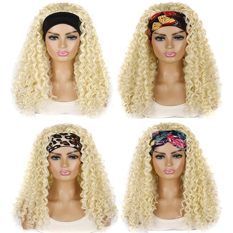 613A Volumizing Hairband Wig - Chemical Fiber Adds Volume-1915198406226219009