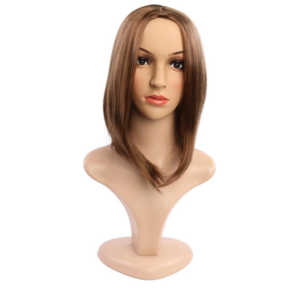 Short Hair Bobo Head Cover - Synthetic Material-1915197972551962625