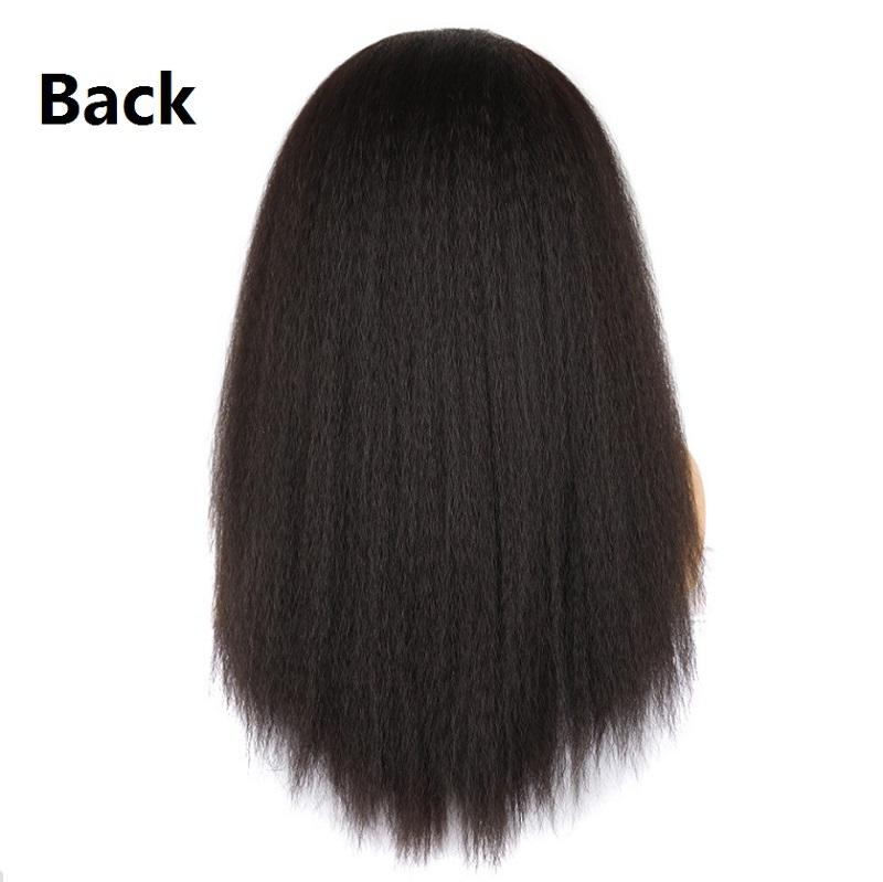 Long Hair Turban Headband With Corn Beard Wig - Black-1915197635363475460