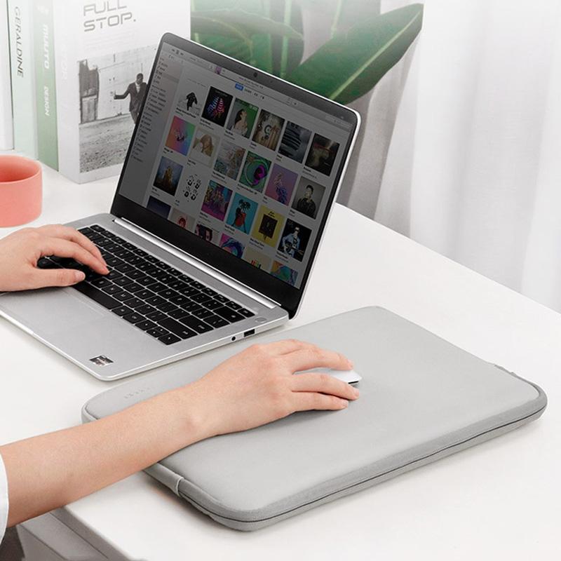 Midnight Black Laptop Bag - 15 / 15.6 Inch - Pu Leather-1915197719299887108