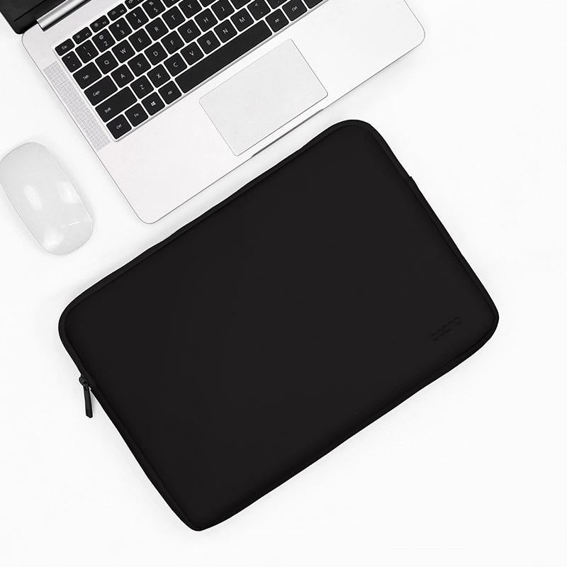 Midnight Black Pu Leather Laptop Bag - 16 / 17 Inch-1915197547694133255