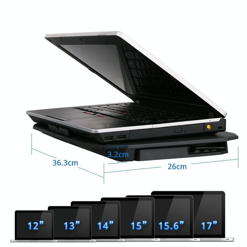 Sea Blue Dual Fan Laptop Cooling Stand - Adjustable-1964932275477024770