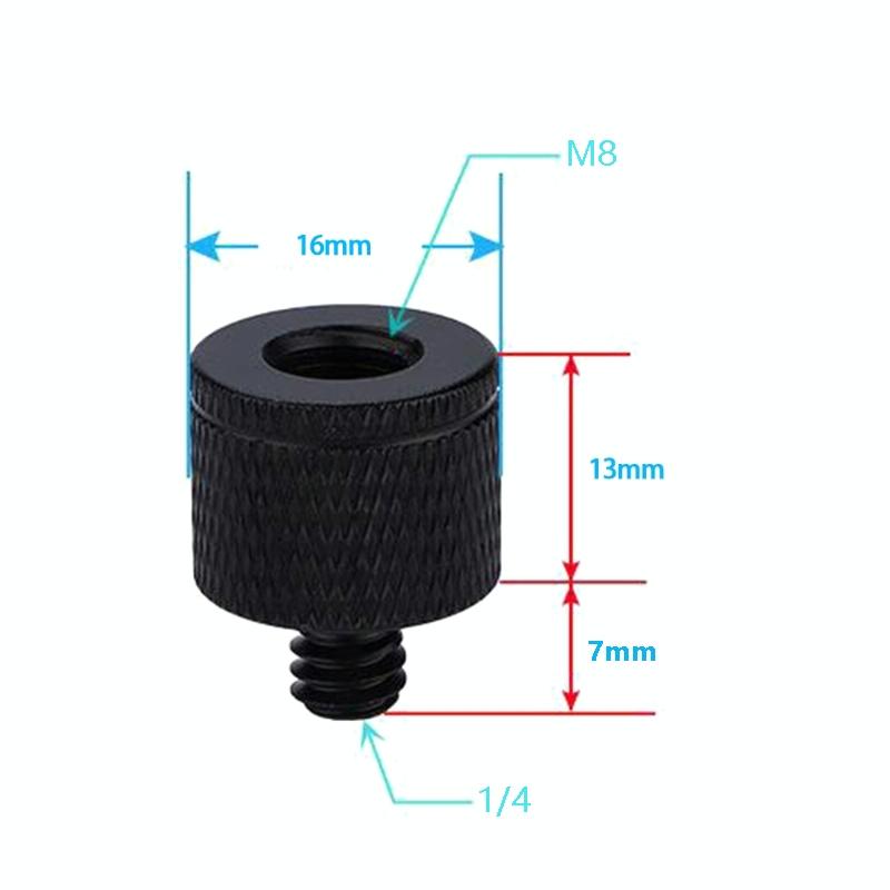 4-Piece A32 M8 To 1 / 4 Screw Adapter Set-1915197664769740801