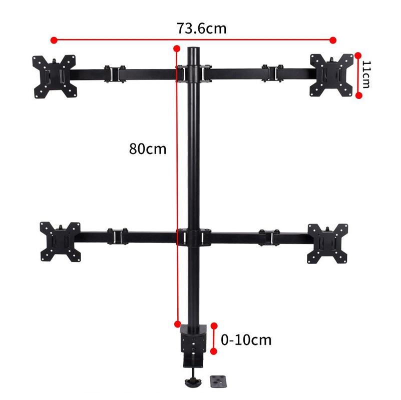 Multi-Screen Desktop Monitor Stand Bracket-1964932293986488322