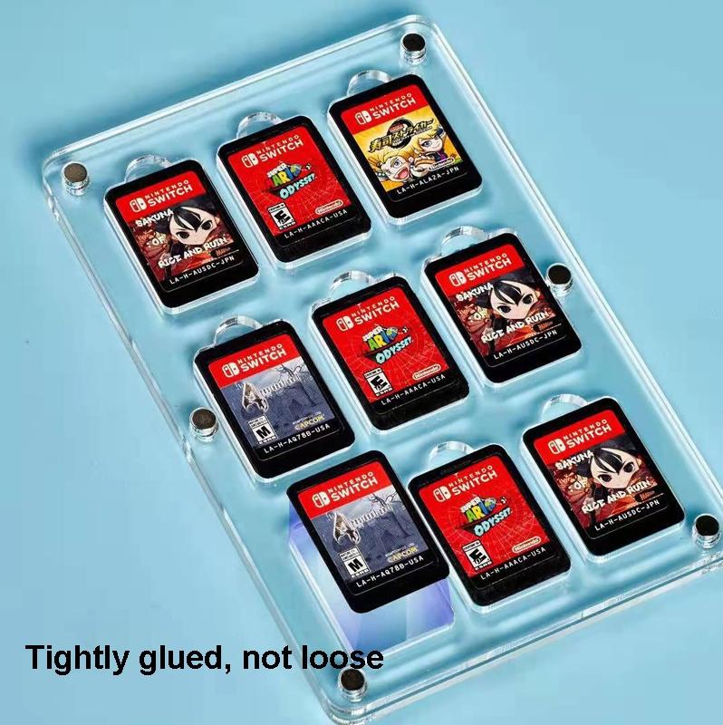 Switch Magnetic Crystal Card Storage Box - 14 Grid-1915198136008183811