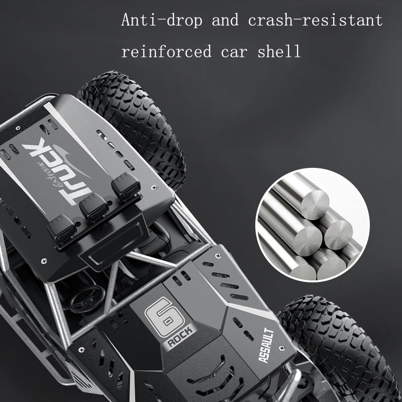 Medium Alloy Off-Road Rc Car For Kids - Black-1964932313066377221