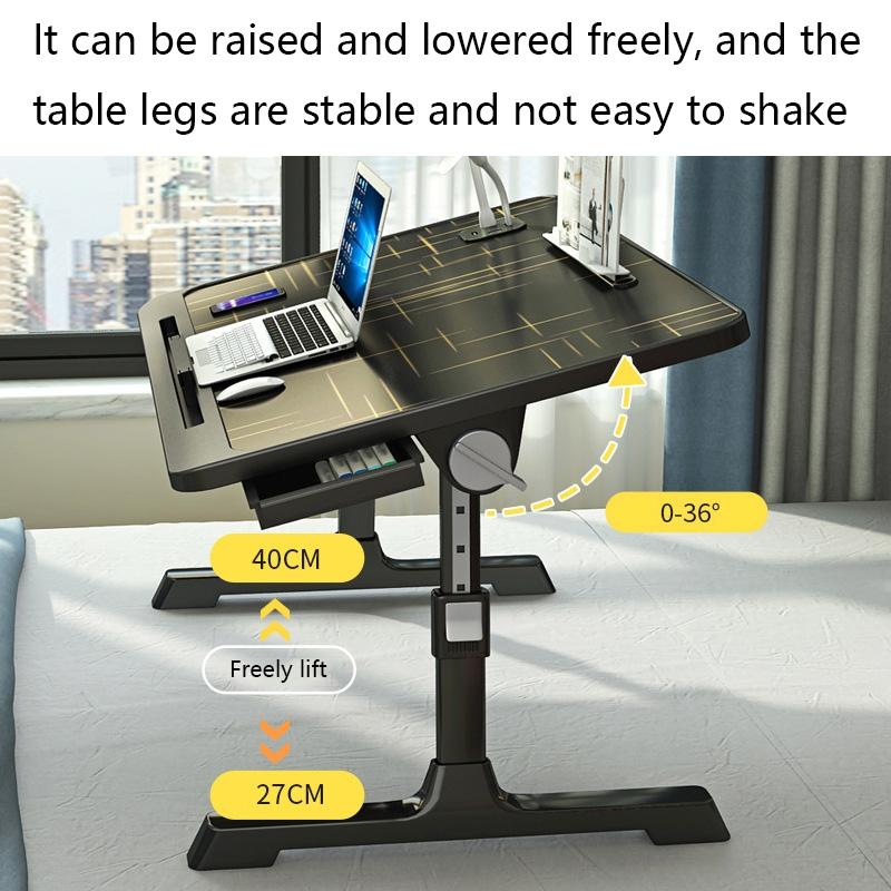 Foldable Bed Desk - Lifts For Easy Use-1964932274684301314