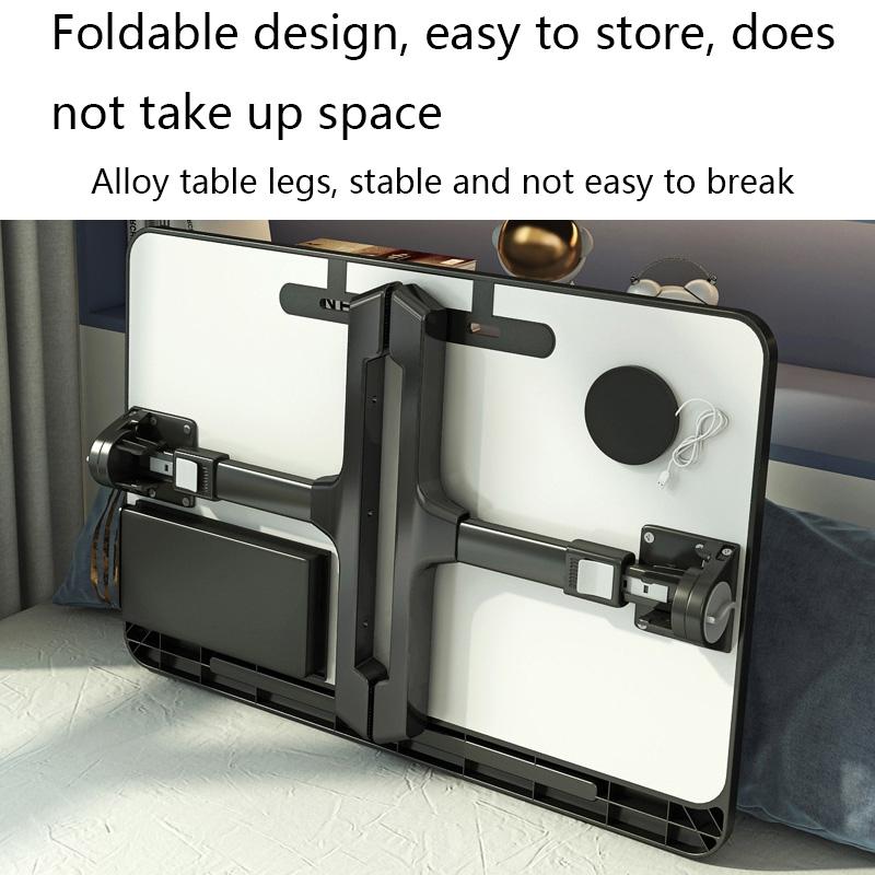 Foldable Bed Desk - Lifts For Easy Use-1964932274684301315