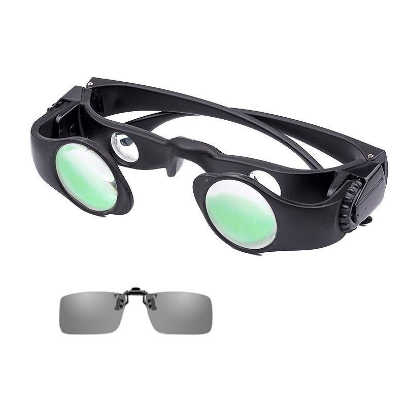 Zoomable Fishing Binoculars - Gray Clip 8X Magnification-1915198097496084480
