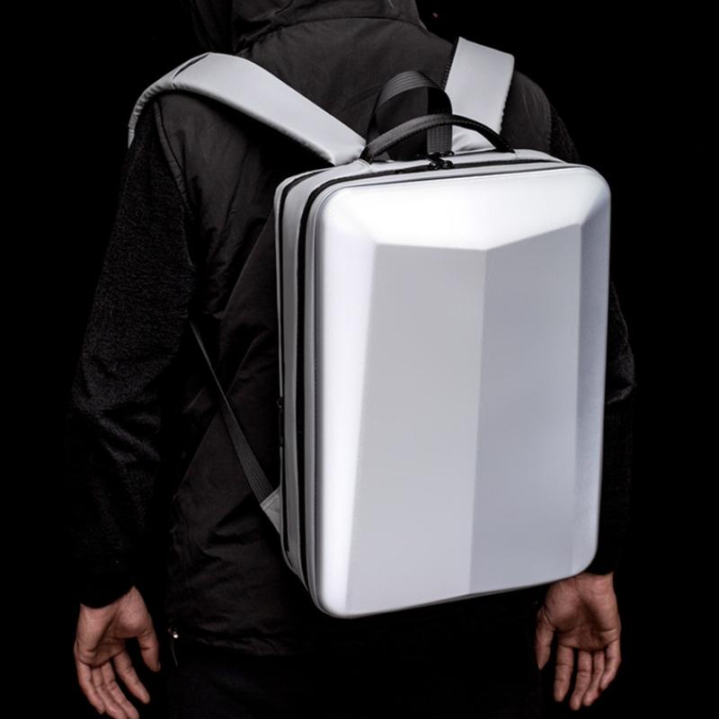 17.3 Silver Gaming Backpack With Hard Shell For Computers-1915197823524147205