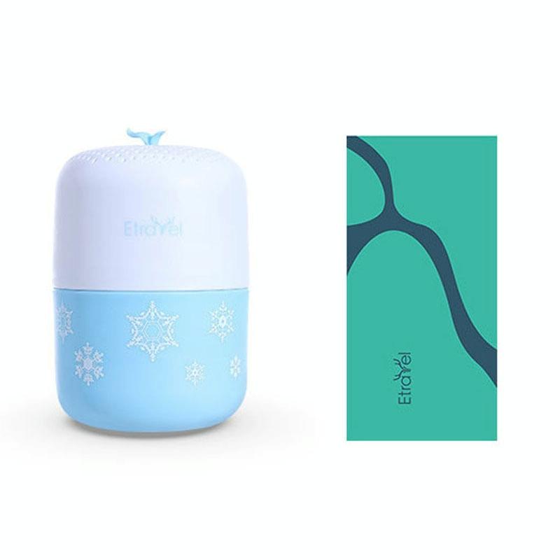 Double-Sided Fleece Bath Towel - Quick-Drying Small Blue-1915197799666946054