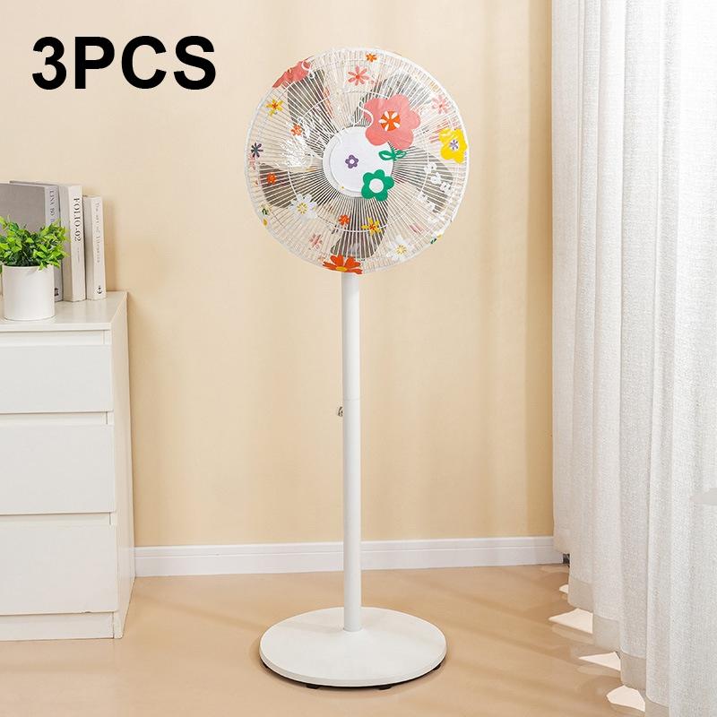 Waterproof Dustproof Fan Cover - Set Of 3 - Sunflower Design-1915198152969949184