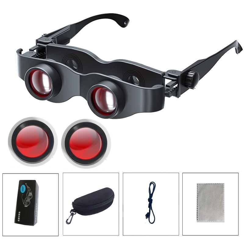 Adjustable Focus Fishing Binoculars With Red Polarised Lens-1915197816913924096