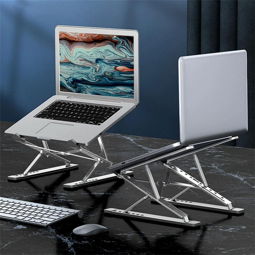 Foldable Aluminum Laptop Stand With Heat Dissipation-1964932330137194497