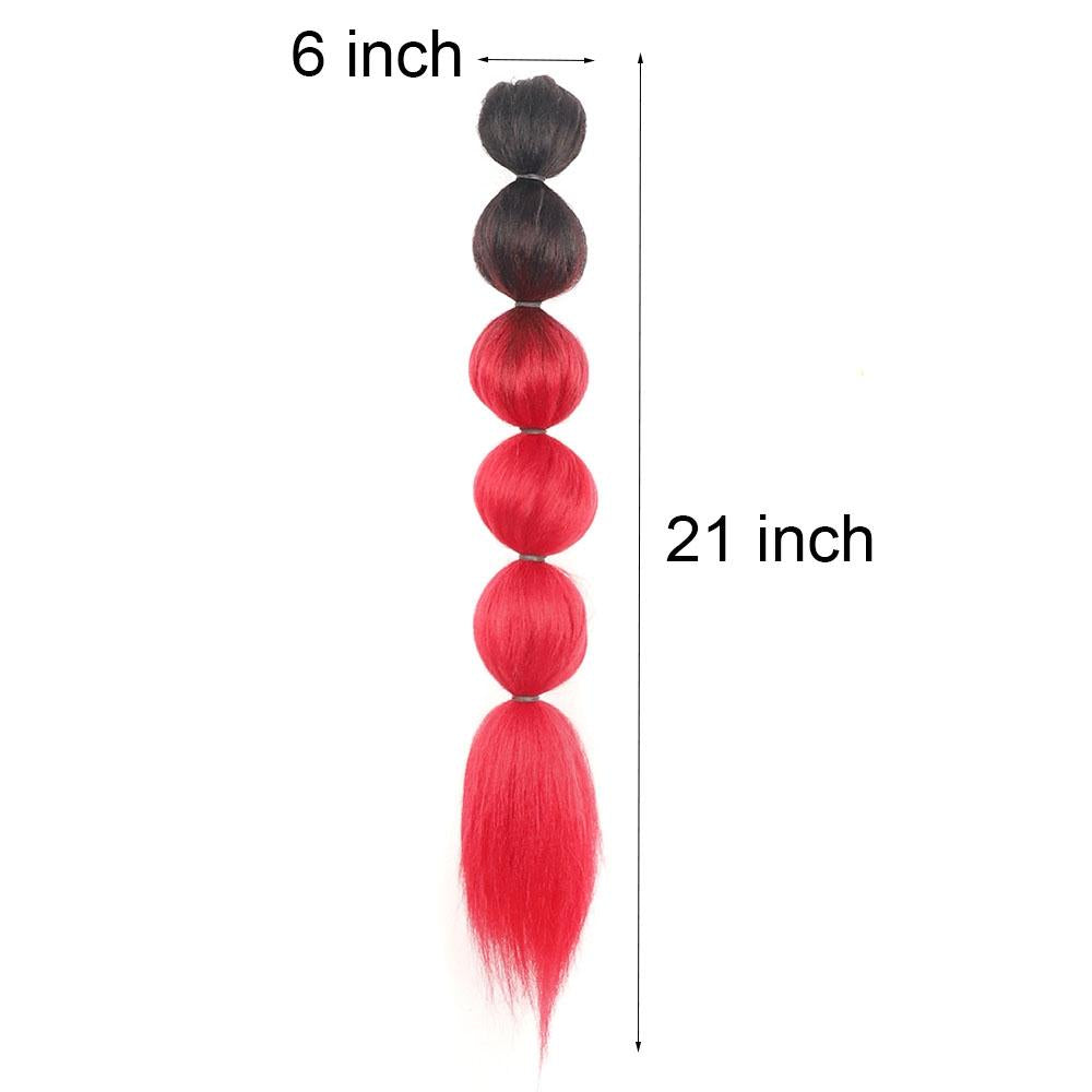 27 Shaggy Bubble Drawstring Ponytail Wig - Bubble Shape-1915197973432766466
