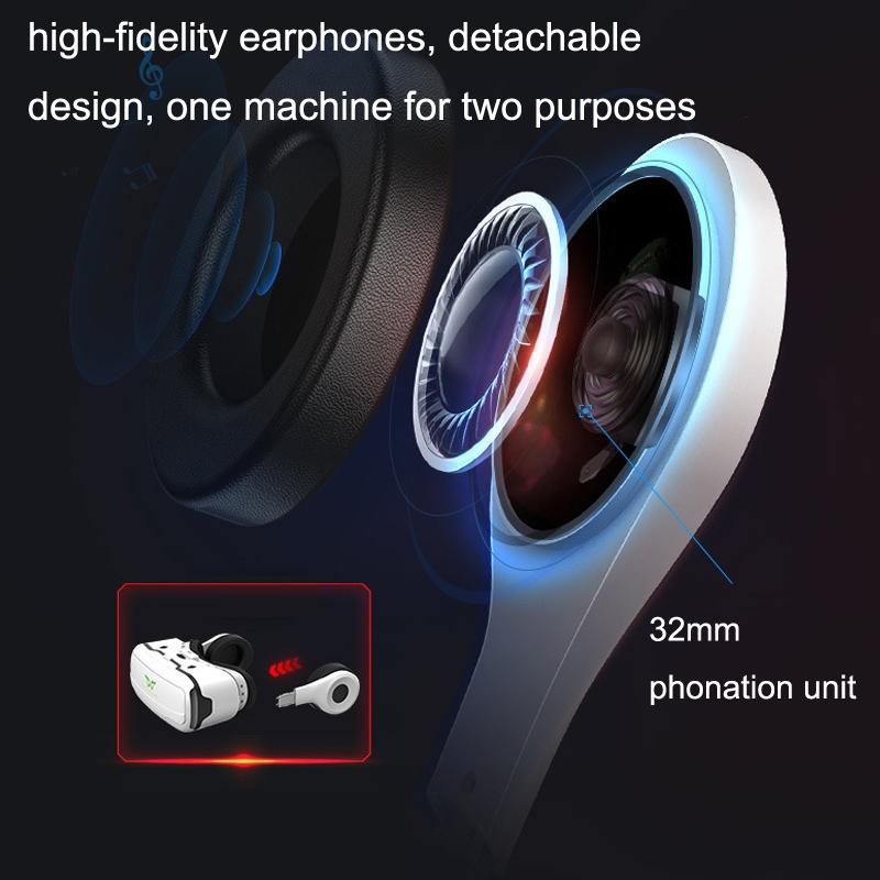 Wireless 3D Vr Gaming Headset With Bluetooth-1969996450339360774