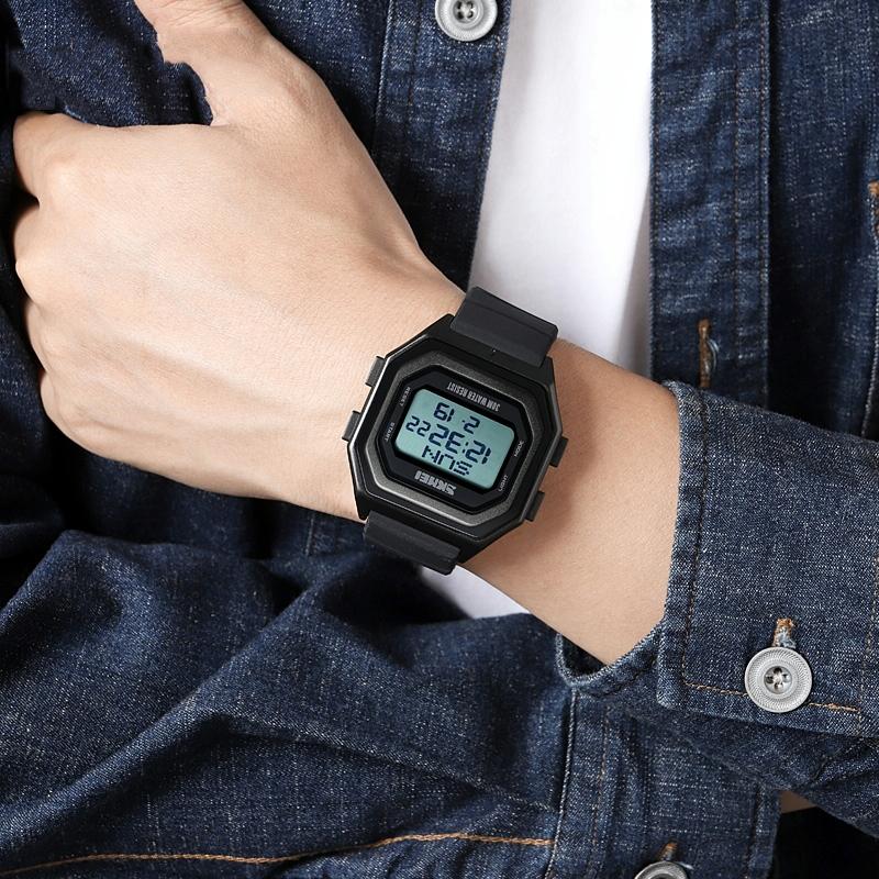 Multi-Functional Outdoor Men Watch - Electronic Timing-1915197790242344966