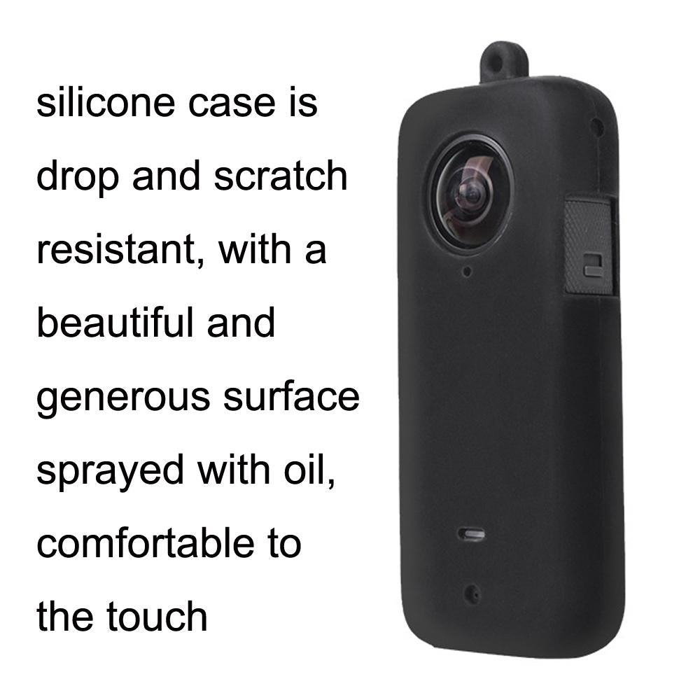 Silicone Protective Case With Lanyard For Insta360 One X2-1915197991027871749