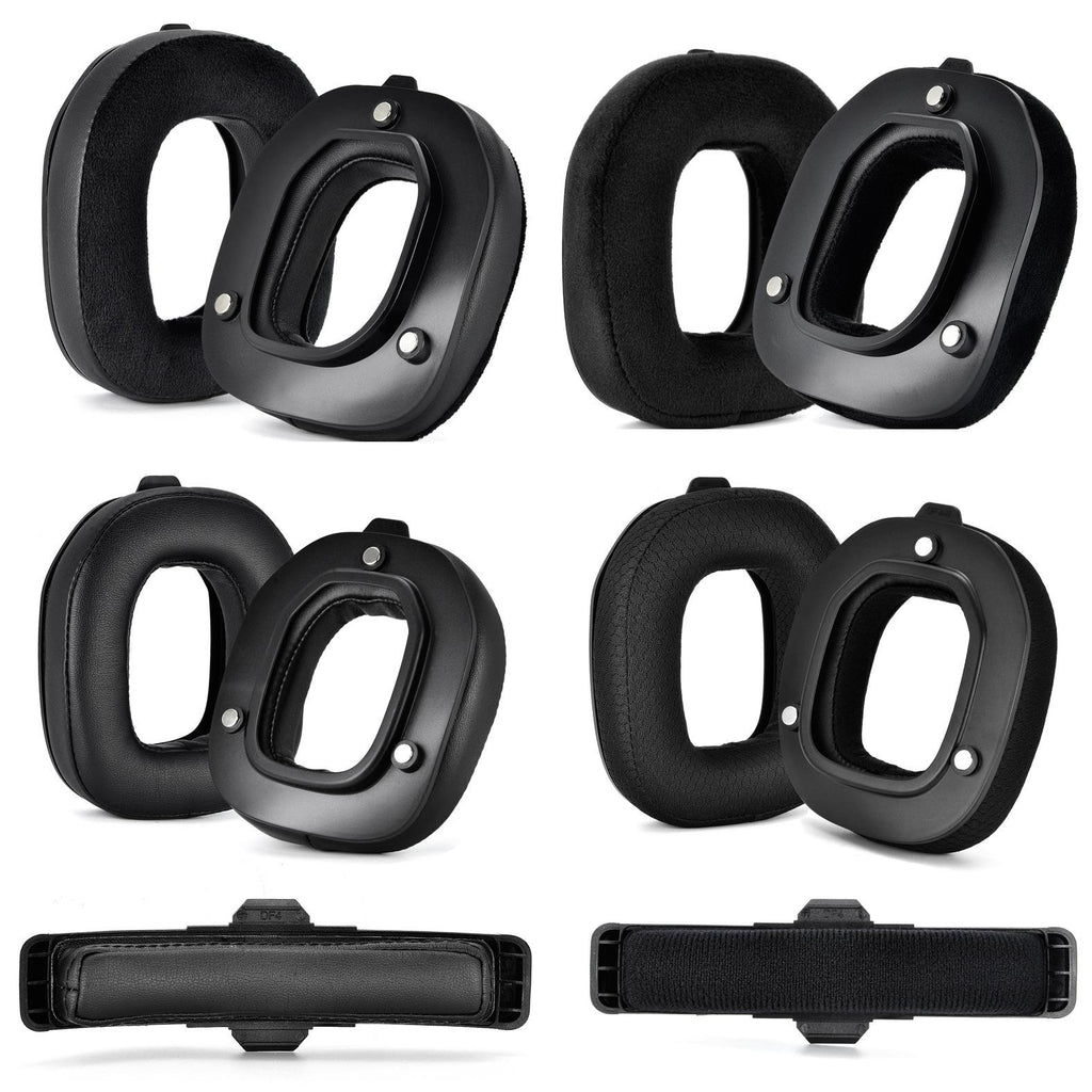 Logitech A50 Gen4 Headset Replacement - 2 Velvet Earmuffs-1922443395201110017