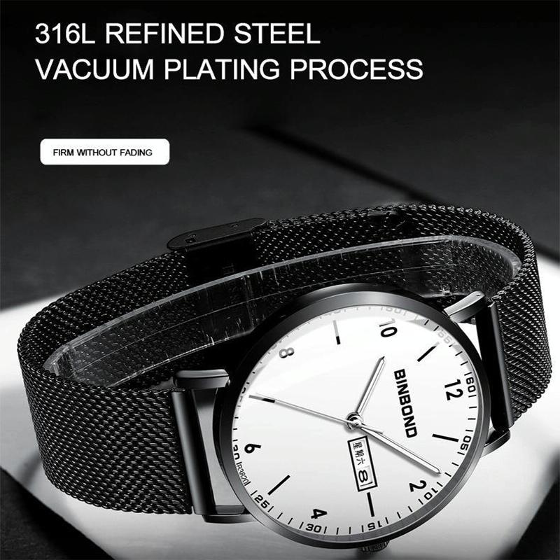 Waterproof Ultra-Thin Quartz Luminous Starry Watch - 30M-1943465059850260482