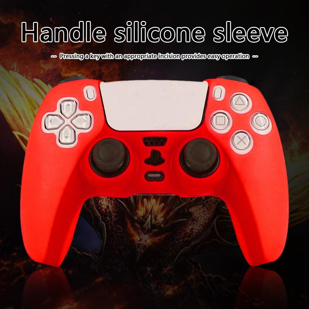 Black Silicone Protective Cover For Ps5 Controller-1915197832999079940