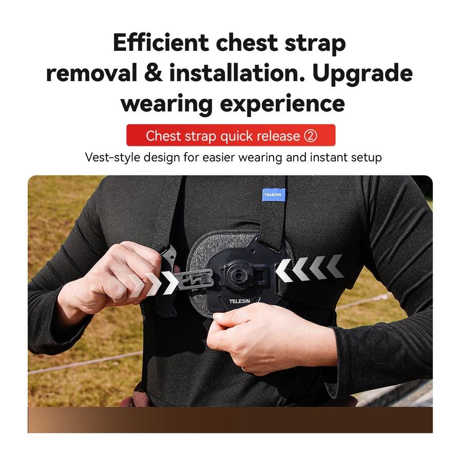 Sports Camera Quick Release Chest Strap - Accessory-1915197846777368584