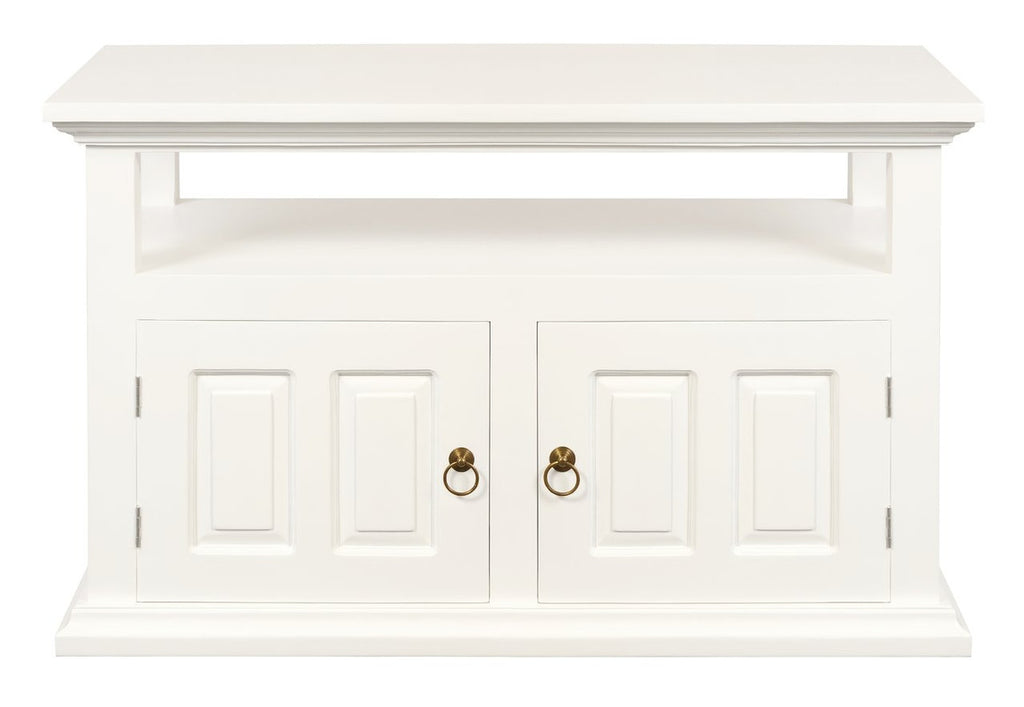 Tasmania 2 Door TV Stand (White)