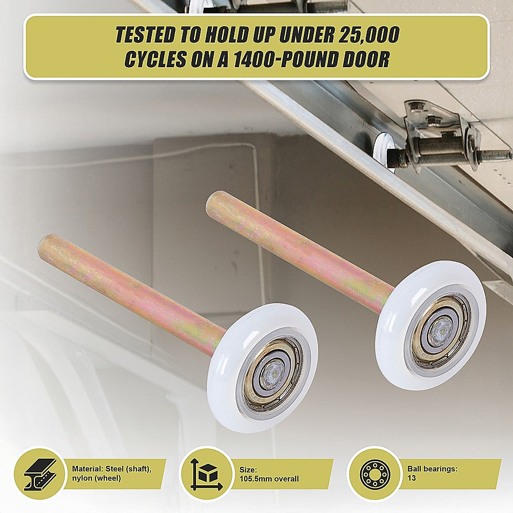 Garage Door Roller / Wheel / Heavy-duty 13 Ball Bearing 12 Pack