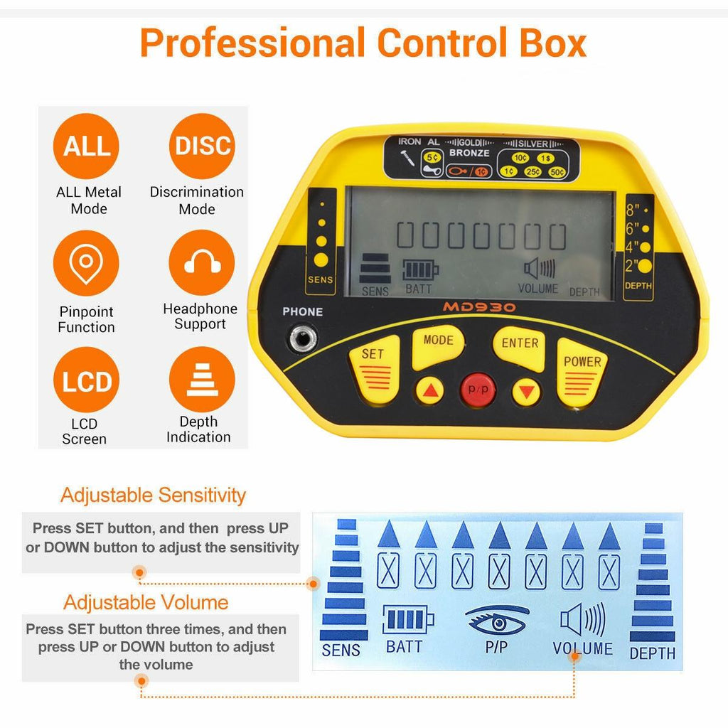 High Sensitivity Underground Metal Detector With Backlight-1915197653696778247