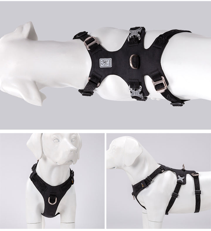 Whinhyepet Dog Harness - Black, XS-1962324894343630851
